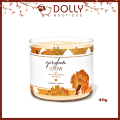 Nến Thơm 3 Bấc Bath & Body Works Gingham Glow 3-Wick Candle 411g