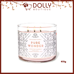 Nến Thơm 3 Bấc Bath & Body Works Pure Wonder 3-Wick Candle 411g