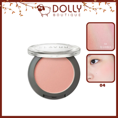 Phấn Má Klavuu Urban Pearlsation Natural Powder Blusher #04 Angora Pink ( Hồng Cam) - 5.5g