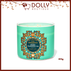 Nến Thơm 3 Bấc Bath & Body Works  Queen Charlotte's Tea 3-Wick Candle 411g