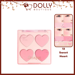 Phấn Má Hồng 4 Ô Dasique Blending Mood Cheek 13 Sweet Heart 9g