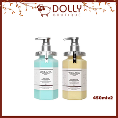 Bộ Dầu Gội Phục Hồi Nấm Truffle Weilaiya Perfume Repair 450ml x 2