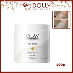 Tẩy Tế Bào Chết OLAY Body Cellscience B3+Vitamin C Radiance Care - 200g