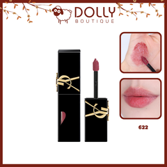 Son Kem Bóng YSL Vinyl Cream Lip Stain 622 Plum Liberation