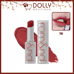 Son Thỏi Lì Romand Zero Matte Lipstick #18 Tanning Red ( Màu Đỏ Cam Đất ) - 3g