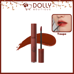 Son Kem Lì 3CE Velvet Lip Tint Taupe Màu Đỏ Đất 4g