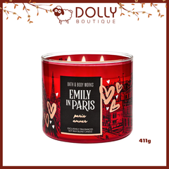 Nến Thơm 3 Bấc Bath & Body Works Emily In Paris Amour 3-Wick Candle 411g