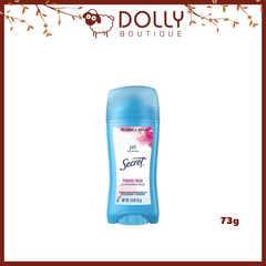 Lăn Khử Mùi Dạng Sáp Secret Invisible Solid pH Balanced Powder Fresh 73g (Nội Địa Mỹ)