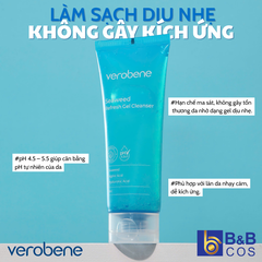 GEL RỬA MẶT TẢO BIỂN VEROBENE SEAWEED REFRESH LÀM SẠCH CẤP ẨM DỊU DA NHẠY CẢM 150ML