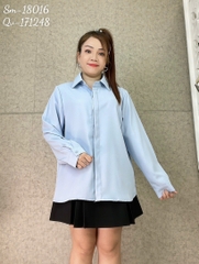 18016 - Sơmi Tay dài 00297 TD - XANH