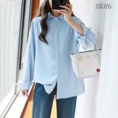 18016 - Sơmi Tay dài 00297 TD - XANH