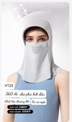 Khẩu trang chống nắng tia UV TRÙM - KT25
