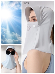 Khẩu trang chống nắng tia UV TRÙM - KT25