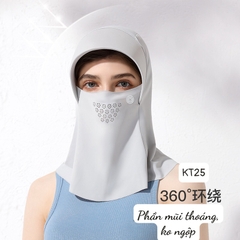 Khẩu trang chống nắng tia UV TRÙM - KT25