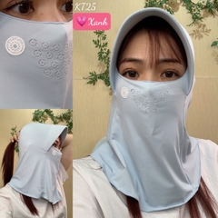 Khẩu trang chống nắng tia UV TRÙM - KT25