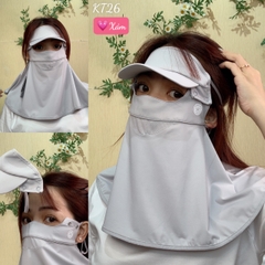 Khẩu trang chống nắng tia UV NÚT DÀI KT26