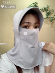 Khẩu trang chống nắng tia UV TRÙM - KT25