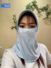 Khẩu trang chống nắng tia UV TRÙM - KT25