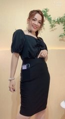 03120 Váy 00180 ôm 2 túi trước - 701-2