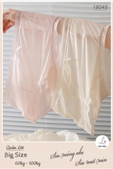 {100kg vừa} Quần lót chip BIGSIZE Quảng Châu cạp cao, lưng thun, tàng hình chống lộ viền - 18045 DA