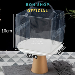 Hộp Mica Đựng Bánh Kem Mini