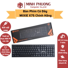 Bàn Phím Có Dây MIXIE X7S - Chất Liệu ABS Cao Cấp