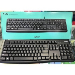 Bàn Phím Logitech K120 - Thiết Kế Chống Tràn, Bền Bỉ Và Kết Nối Nhanh Qua Cổng USB