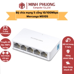 Bộ Chia Mạng 5 Cổng Mercusys MS105 10/100Mbps