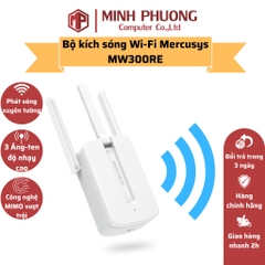 Bộ Kích Sóng MERCUSYS MW300RE 3 Râu - Mạnh Mẽ & Ổn Định