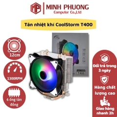 Tản Nhiệt Khí CPU Cool Storm T400 Red RGB