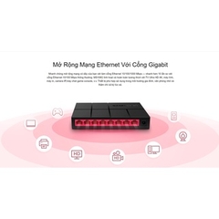 Bộ Chia Mạng Switch 8 Cổng MERCUSYS MS108G 10/100/1000 Mbps