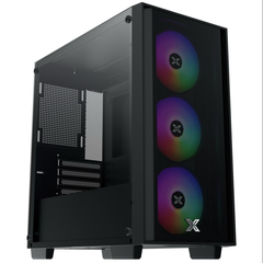 Thùng Máy/ Vỏ Case XIGMATEK NYX AIR II 3GF, Gaming M-ATX, Kèm 3 Fan XIGMATEK G20F