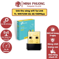 USB Wi-Fi TP-Link TL-WN725N Nano Chuẩn N Tốc Độ 150Mbps