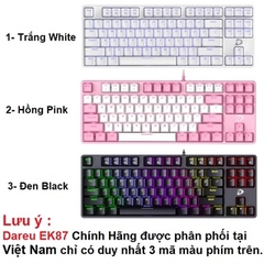 Bàn Phím Cơ DAREU EK87 Gaming