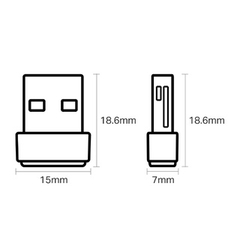 USB Wifi TP-Link Archer T2U Nano Dual Band Chuẩn AC 600Mbps