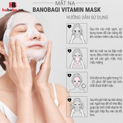 Mặt nạ Banobagi Stem Cell Whitening & Lifting set 10 miếng chính hãng