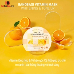 Mặt nạ Banobagi Stem Cell Whitening & Tone Up set 10 miếng chính hãng