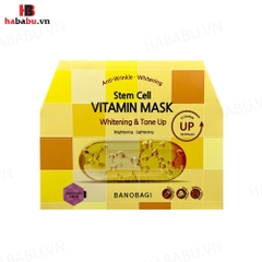 Mặt nạ Banobagi Stem Cell Whitening & Tone Up set 10 miếng chính hãng