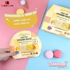 Mặt nạ Banobagi Stem Cell Whitening & Tone Up set 10 miếng chính hãng