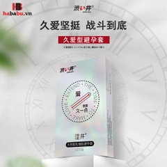 Bao cao su Drywell Long Lasting hộp 12 chiếc kéo dài thời gian chính hãng