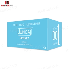 Bao cao su Juncai Frosty hộp 10 chiếc kéo dài thời gian chính hãng