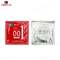 Bao cao su siêu mỏng Juncai Ok Amto Super Thin hộp 10 chiếc chính hãng