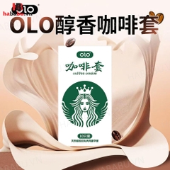 Bao cao su Olo Coffee Starbucks hộp 10 chiếc siêu mỏng chính hãng