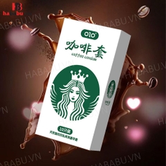 Bao cao su Olo Coffee Starbucks hộp 10 chiếc siêu mỏng chính hãng