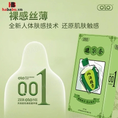 Bao cao su Olo Dầu Gió hộp 10 chiếc siêu mỏng chính hãng