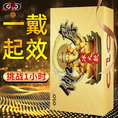 Bao cao su Olo Gama Voi Vàng Gân Bi hộp 10 chiếc chính hãng