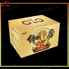 Bao cao su Olo Gama Voi Vàng Gân Bi hộp 10 chiếc chính hãng
