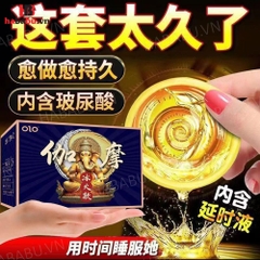 Bao cao su Olo Gama Voi Xanh kéo dài thời gian hộp 10 chiếc chính hãng