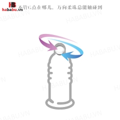 Bao cao su Olo Growth Soft Bead siêu mỏng hộp 10 chiếc chính hãng