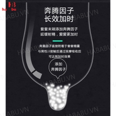 Bao cao su kéo dài thời gian Olo Kama Xanh hộp 10 chiếc chính hãng